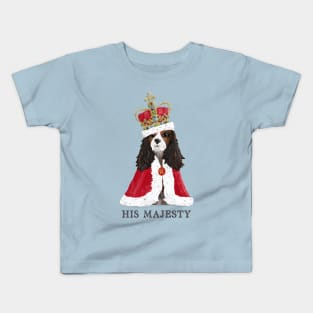 His Majesty King Charles Fun Coronation Souvenir cream Kids T-Shirt